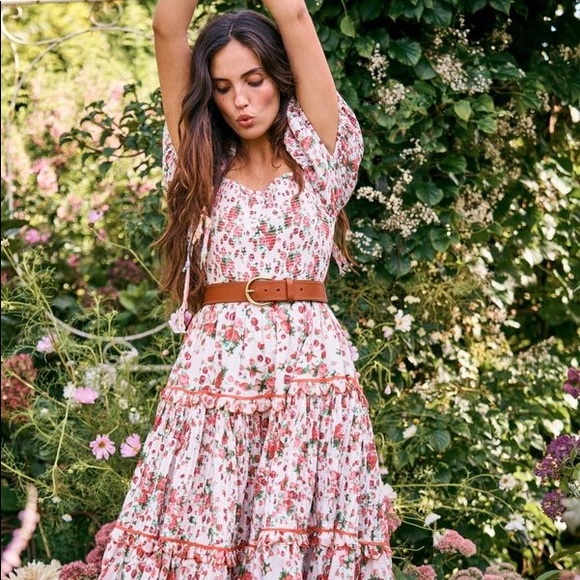 LoveShackFancy Masie Dress size Petite XS - Picture 4 of 6